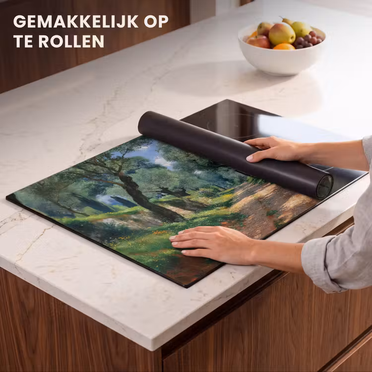 Inductie beschermer - Pad - Bomen - Schaduw - — 7