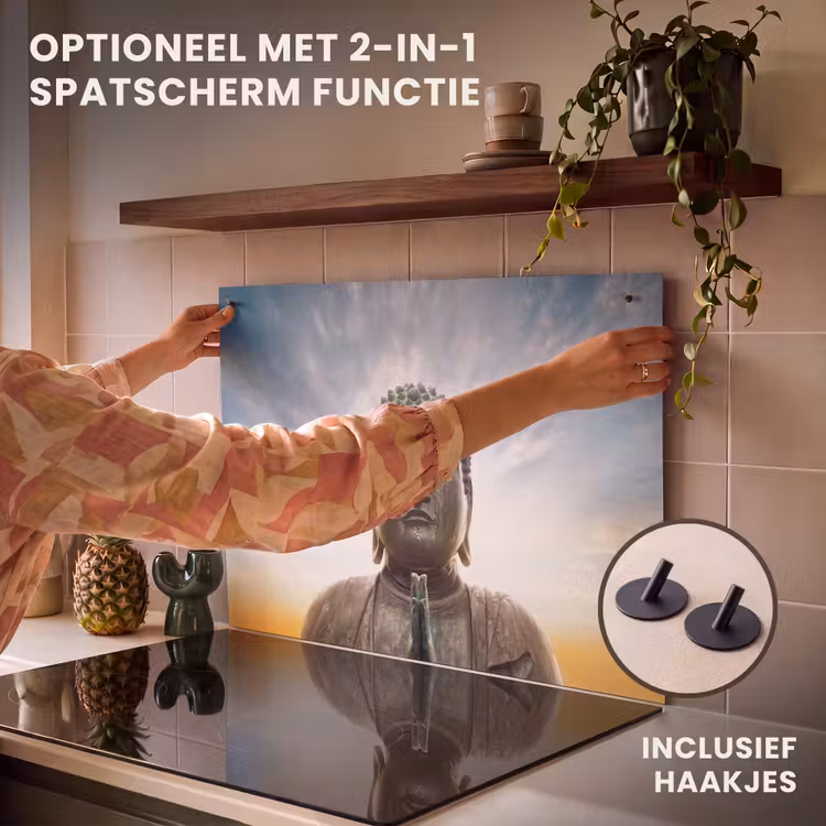 Inductie beschermer - Boeddha hoofd - Buddha - Lucht - Spiritueel - Meditatie — 10