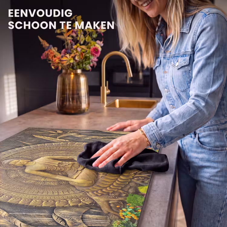Inductie beschermer - Goud - Boeddha beeld - Spiritueel - Meditatie — 5