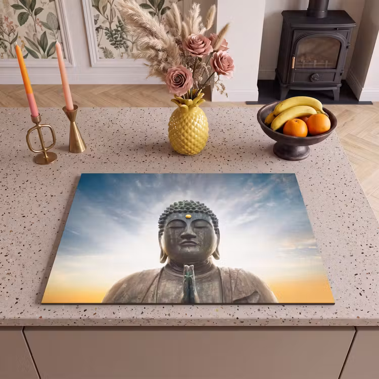 Inductie beschermer - Boeddha hoofd - Buddha - Lucht - Spiritueel - Meditatie — 2