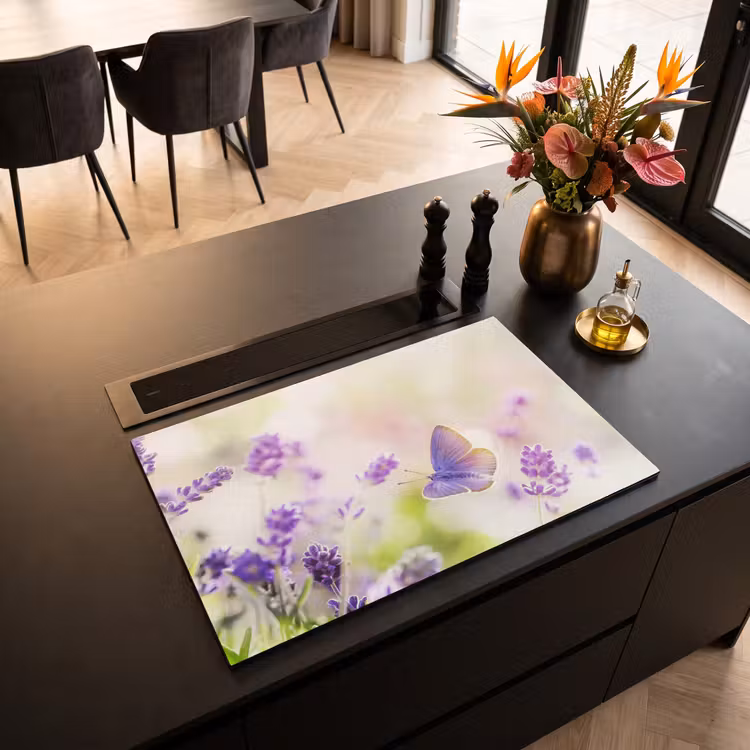 Inductie beschermer - Lavendel - Vlinder - Bloemen — 5