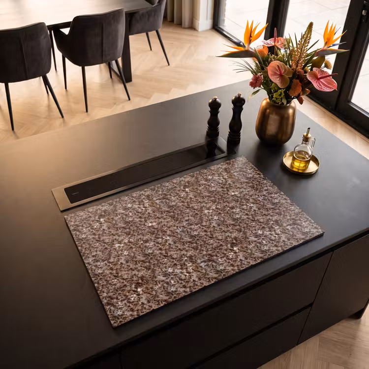 Inductie beschermer - Graniet - Bruin - Structuur — 5
