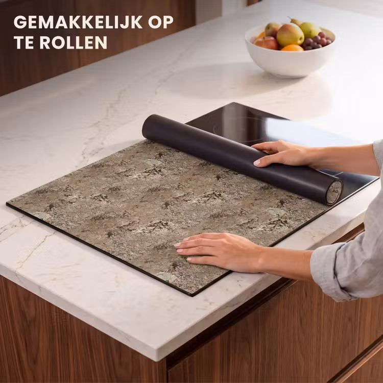 Inductie beschermer - Beige - Graniet - Ruw — 7