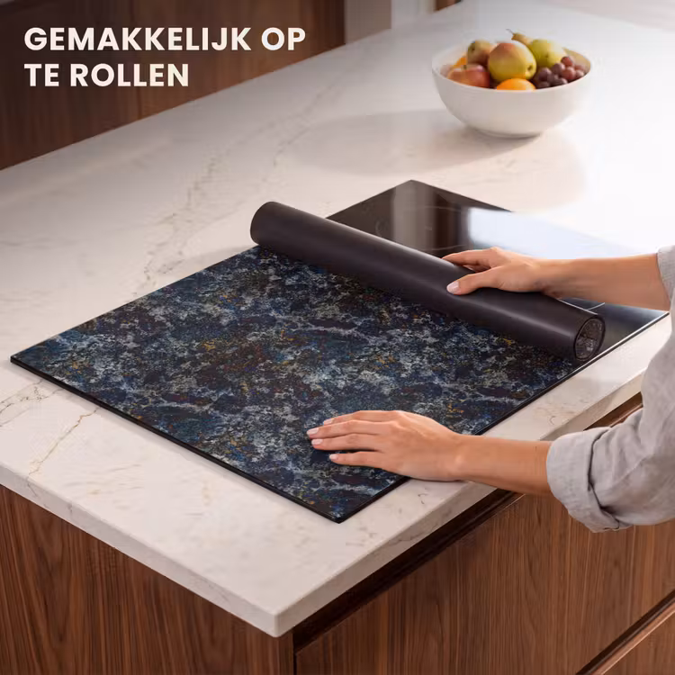 Inductie beschermer - Blauw - Graniet - Donker — 7
