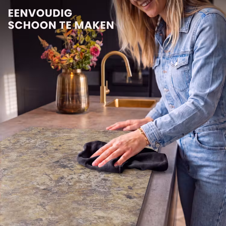Inductie beschermer - Bruin - Wit - Vlekken - Graniet — 6