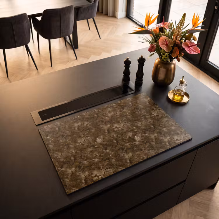 Inductie beschermer - Donker - Graniet - Bruin — 5