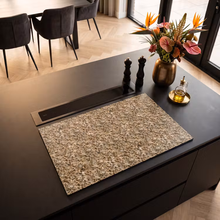 Inductie beschermer - Graniet - Beige - Patroon — 5
