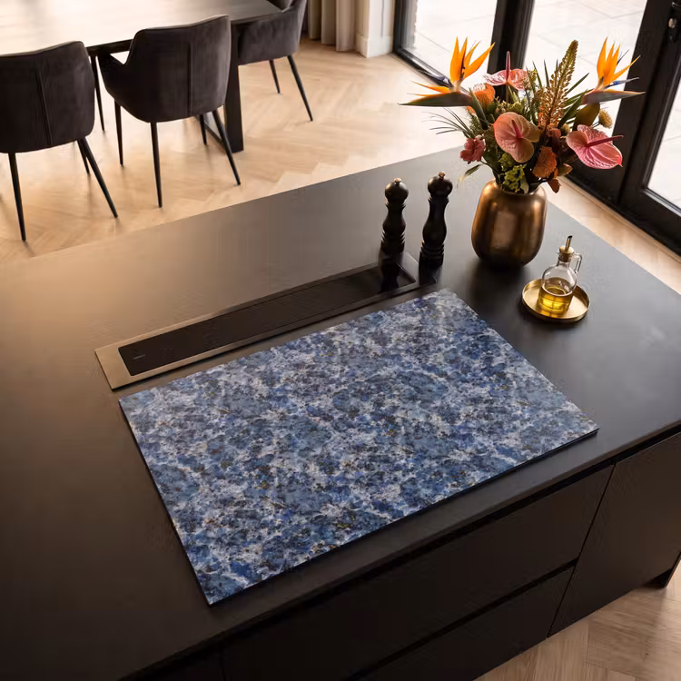 Inductie beschermer - Graniet - Blauw - Koel — 5
