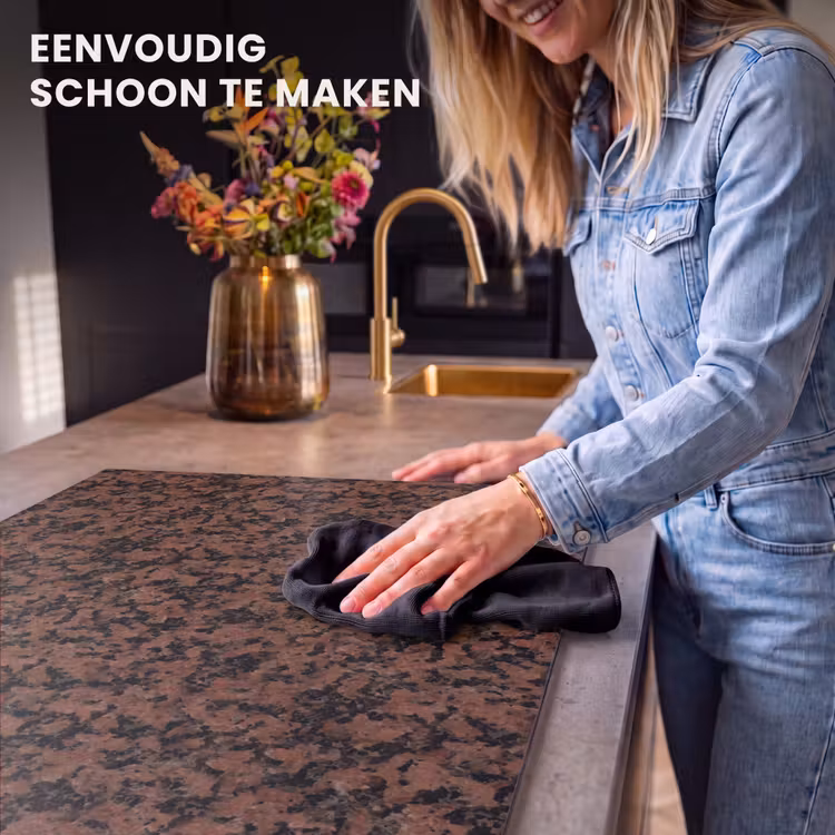 Inductie beschermer - Graniet - Rood - Zwart — 6