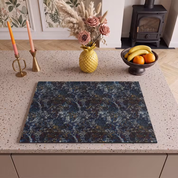 Inductie beschermer - Blauw - Graniet - Donker — 2