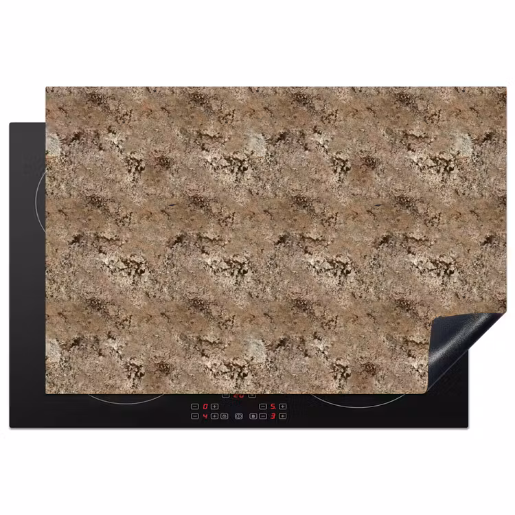 Inductie beschermer - Beige - Graniet - Ruw — 1