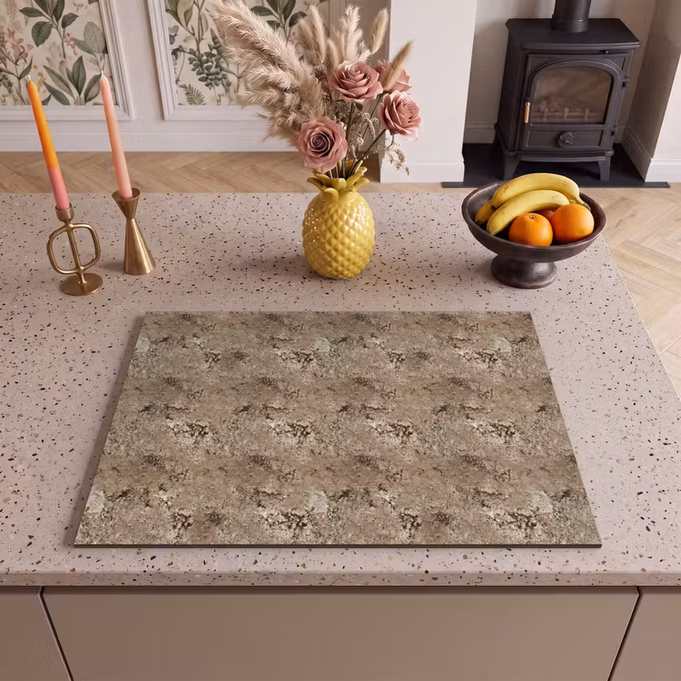 Inductie beschermer - Beige - Graniet - Ruw — 2