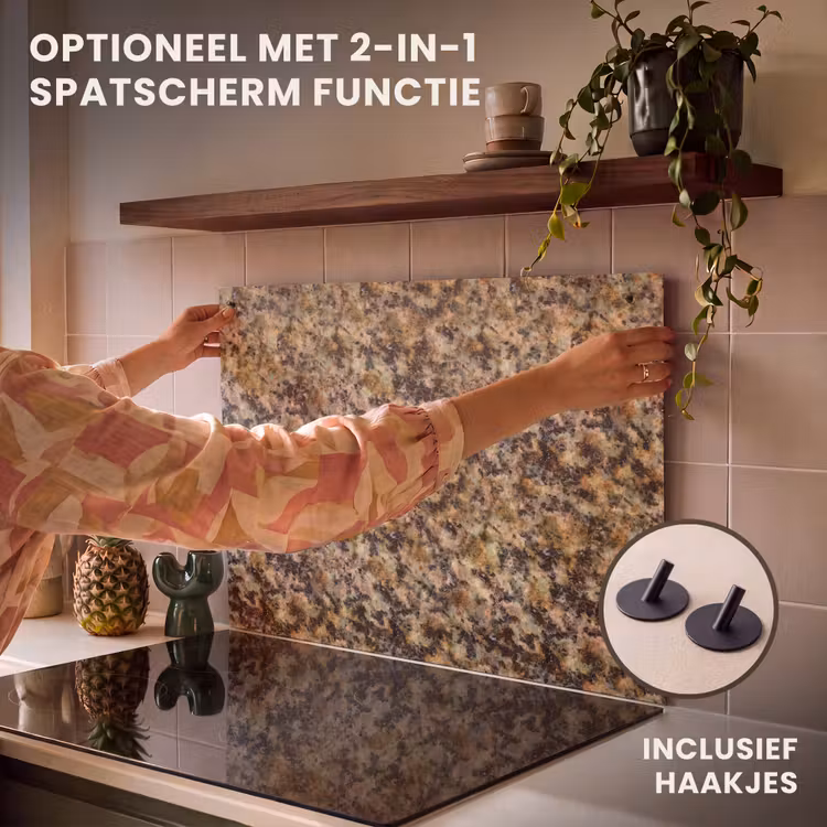 Inductie beschermer - Graniet - Kleur - Bruin — 10