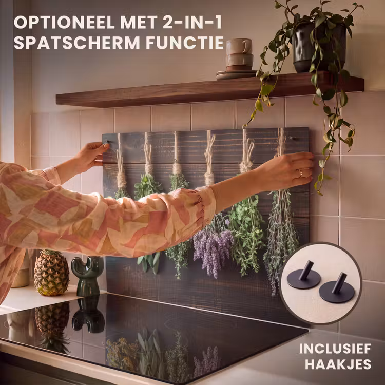 Inductie beschermer - Kruiden - Hout - Paars — 10
