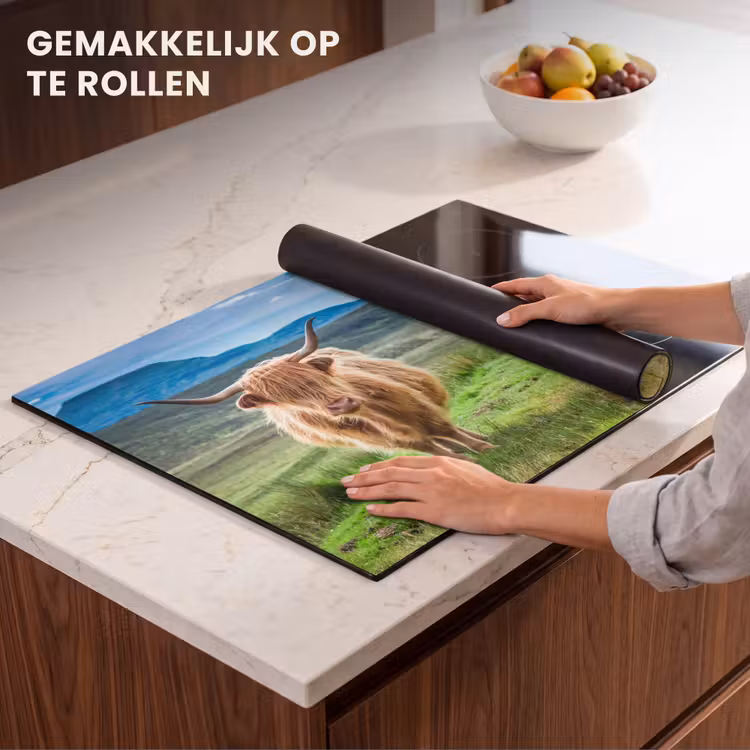 Inductie beschermer - Schotse hooglander - Koe - Natuur - Berg - Gras — 7