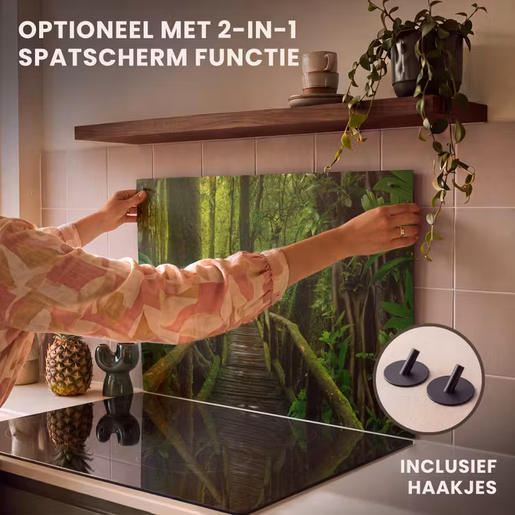 Inductie beschermer - Jungle - Brug - Mos - Natuur - Tropisch — 10
