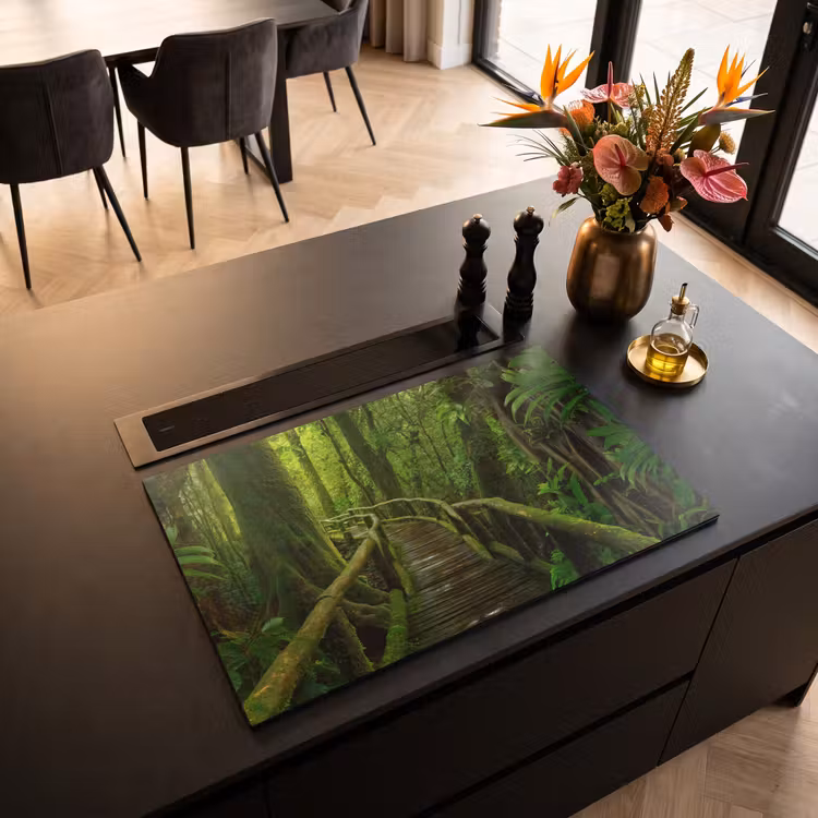 Inductie beschermer - Jungle - Brug - Mos - Natuur - Tropisch — 5