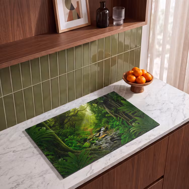 Inductie beschermer - Jungle - Water - Bladeren - Zon - Natuur — 8