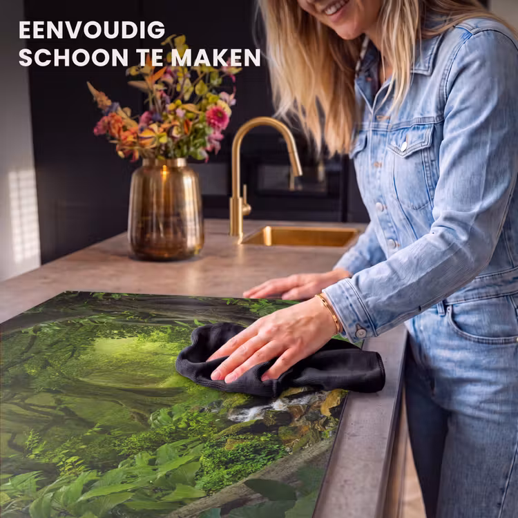 Inductie beschermer - Jungle - Groen - Natuur - Tropisch - Planten — 6