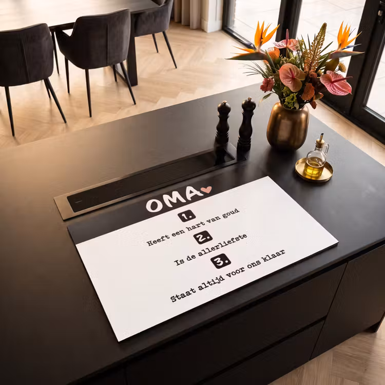 Inductie beschermer - Quotes - Oma is de allerliefste - Spreuken - Oma — 5