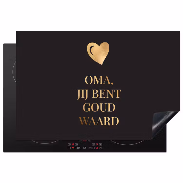 Inductie beschermer - Oma jij bent goud waard - Quotes - Spreuken - Oma — 1