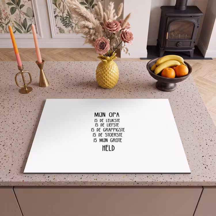 Inductie beschermer - Quotes - Mijn opa is mijn grote held - Spreuken - Opa — 2