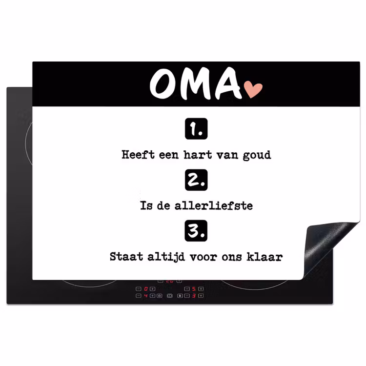 Inductie beschermer - Quotes - Oma is de allerliefste - Spreuken - Oma — 1