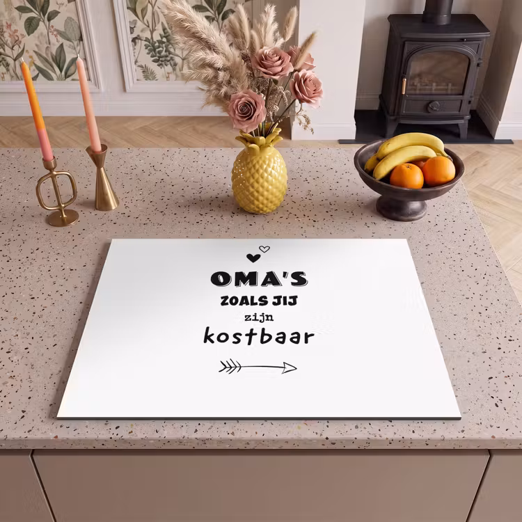 Inductie beschermer - Quotes - Oma's zoals jij zijn kostbaar - Spreuken - Oma — 2