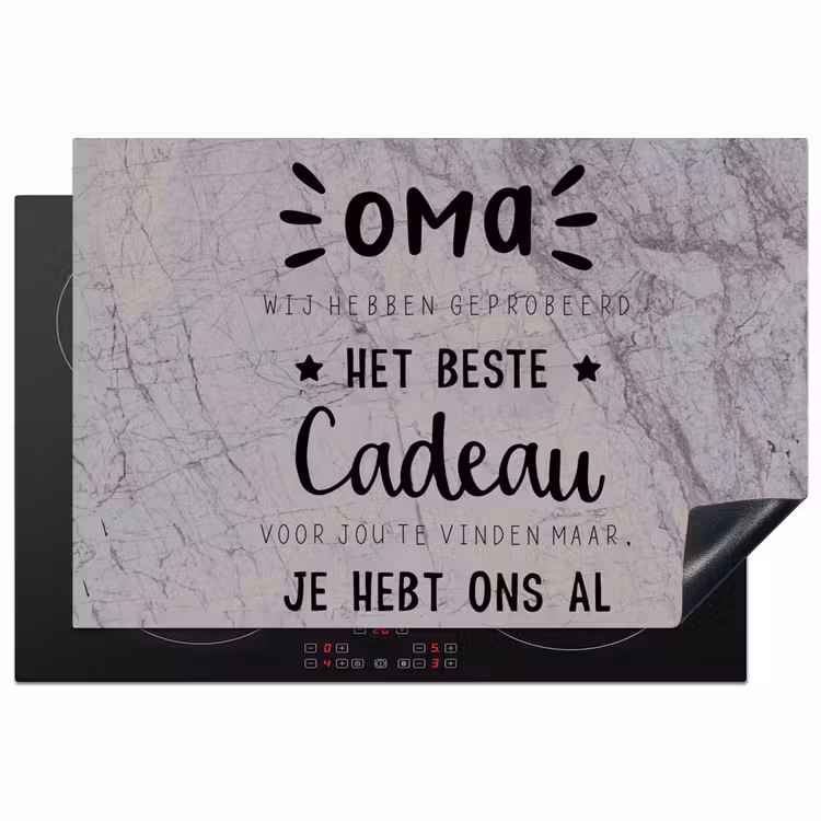 Inductie beschermer - Oma - Spreuken - Oma je hebt ons al - Quotes — 1