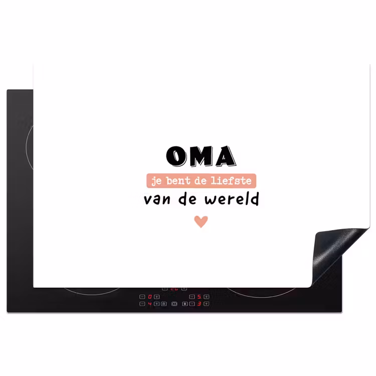 Inductie beschermer - Quotes - Oma jij bent de liefste van de wereld - Spreuken - Oma — 1