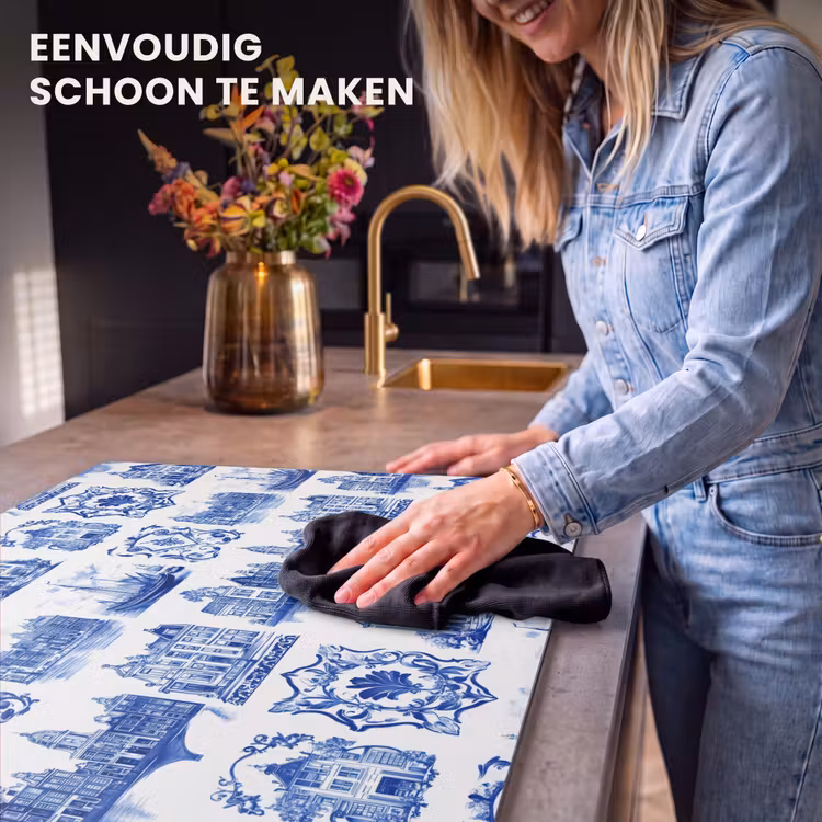 Inductie beschermer - Huizen - Schepen - Blauw — 6
