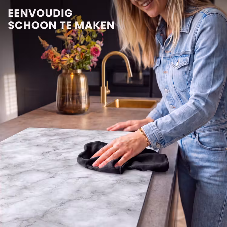 Inductie beschermer - Grijs - Marmer - Klassiek - Aders — 6