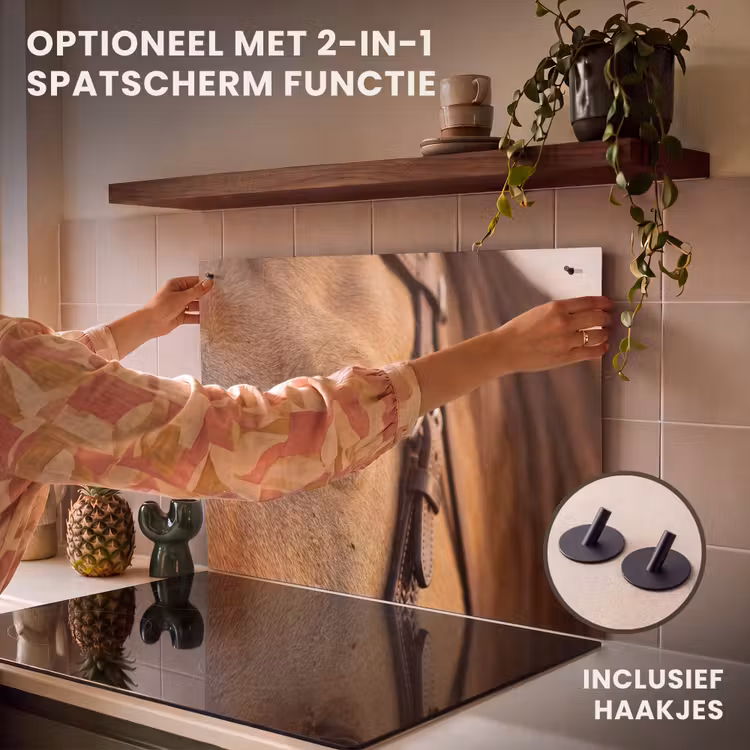 Inductie beschermer - Paard - Oog - Bruin — 10