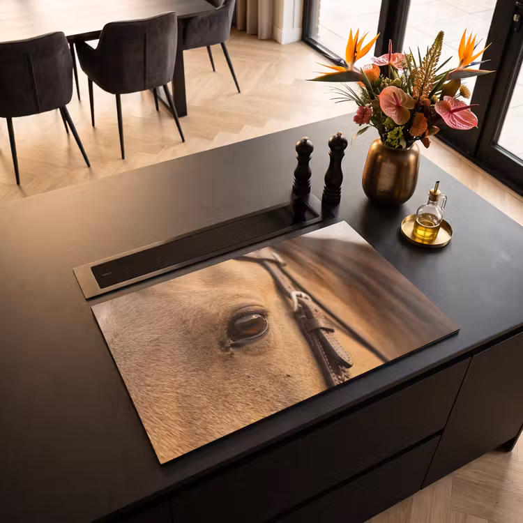 Inductie beschermer - Paard - Oog - Bruin — 5