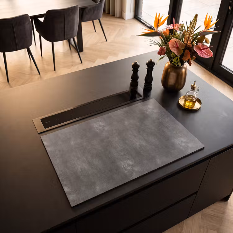 Inductie beschermer - Donkergrijs - Ruw - Beton — 5