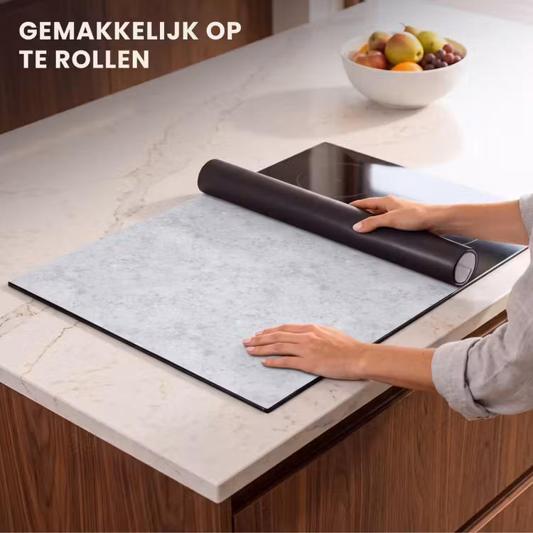 Inductie beschermer - Grijs - Terrazzo-effect - Beton — 7