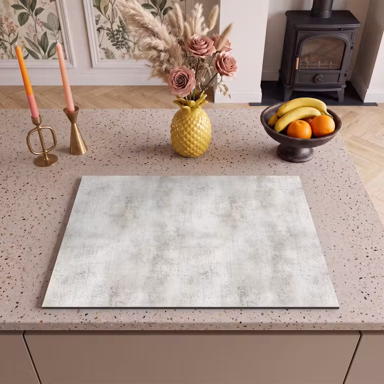 Inductie beschermer - Grijs - Beton - Verweerd — 2