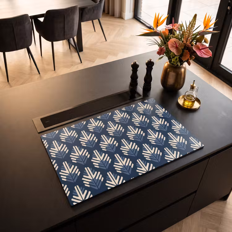 Inductie beschermer - Modern - Patroon - Blauw — 5