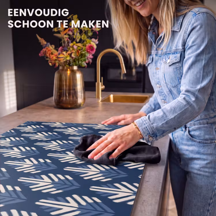 Inductie beschermer - Modern - Patroon - Blauw — 6