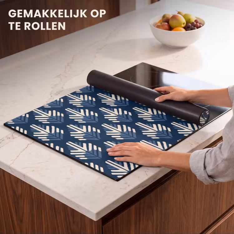 Inductie beschermer - Modern - Patroon - Blauw — 7
