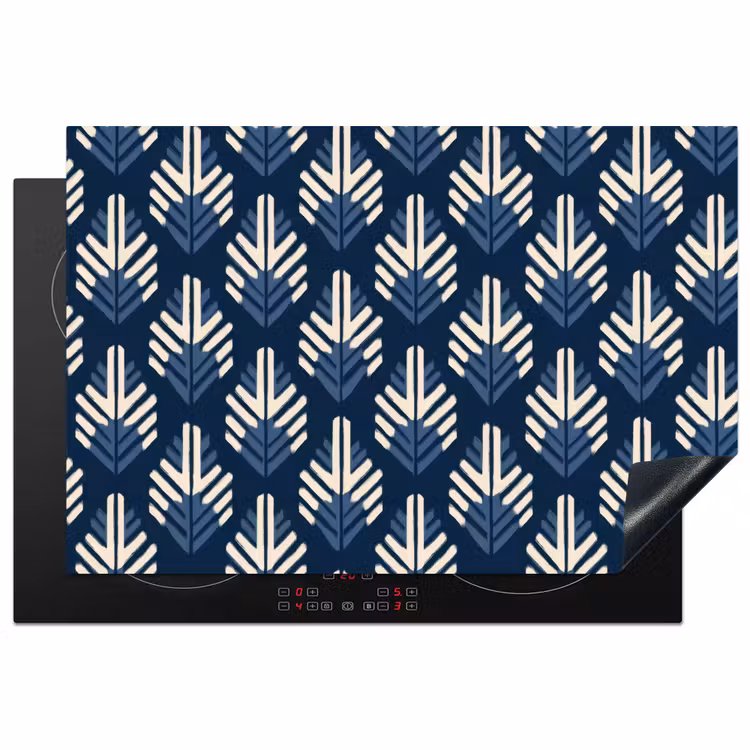 Inductie beschermer - Modern - Patroon - Blauw — 1
