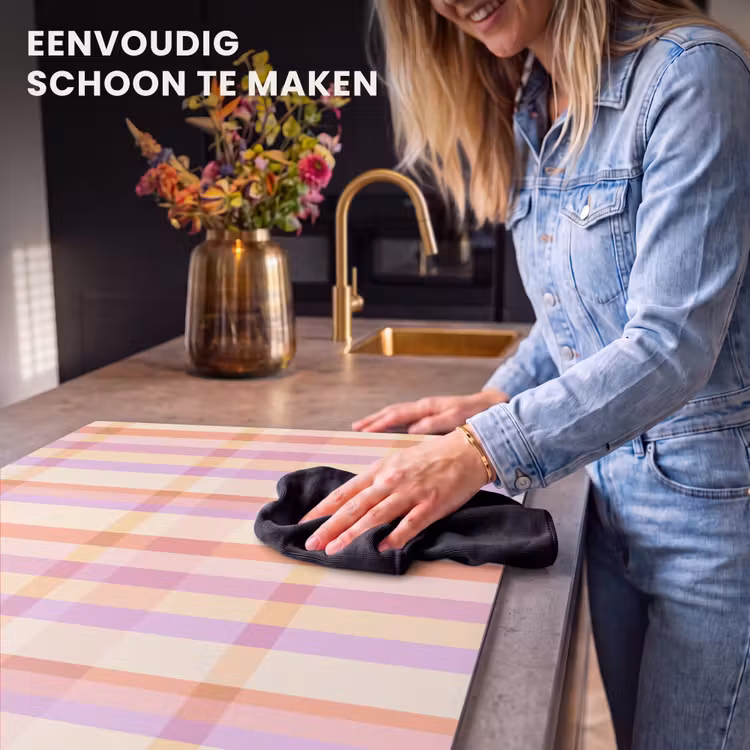 Inductie beschermer - Pastel - uitpatroon - Geometrisch — 6