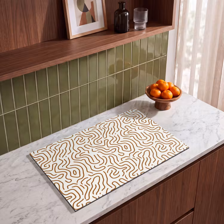 Inductie beschermer - Minimalistisch - Patroon - Terracotta — 8