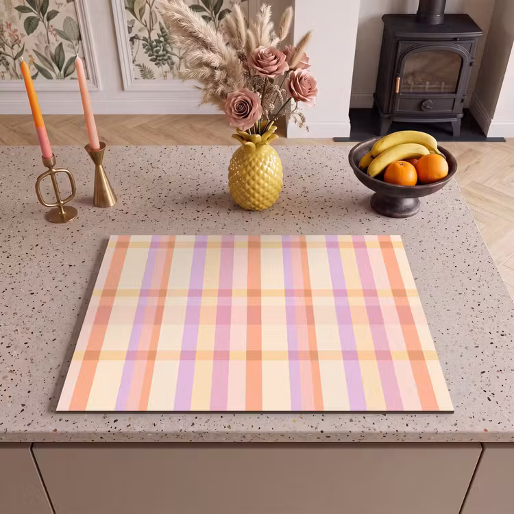 Inductie beschermer - Pastel - uitpatroon - Geometrisch — 2