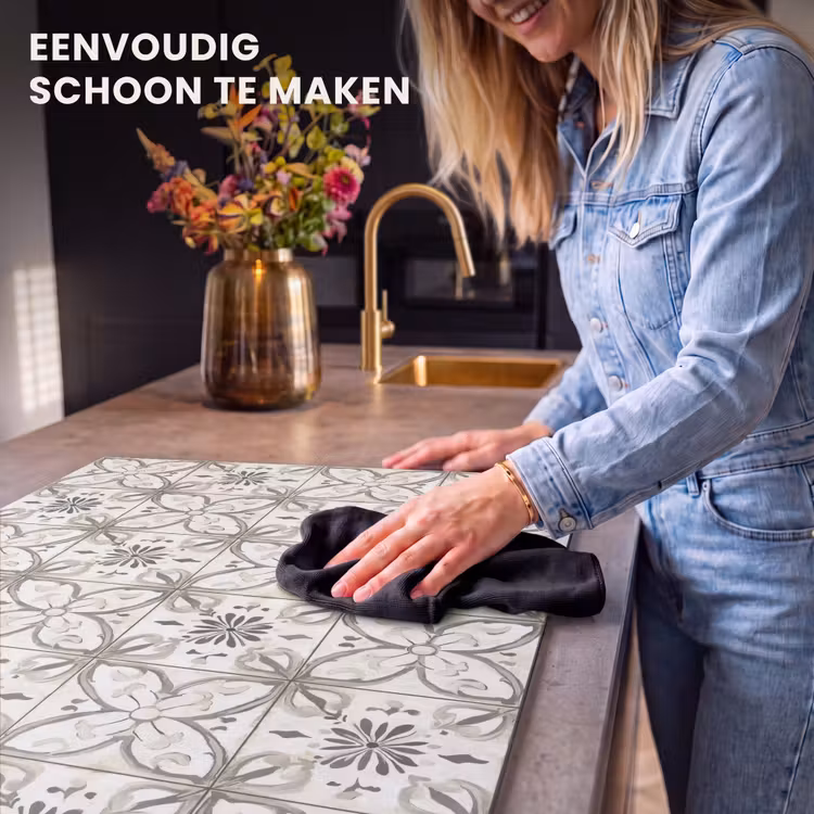 Inductie beschermer - Antiek - Tegel - Beige — 6