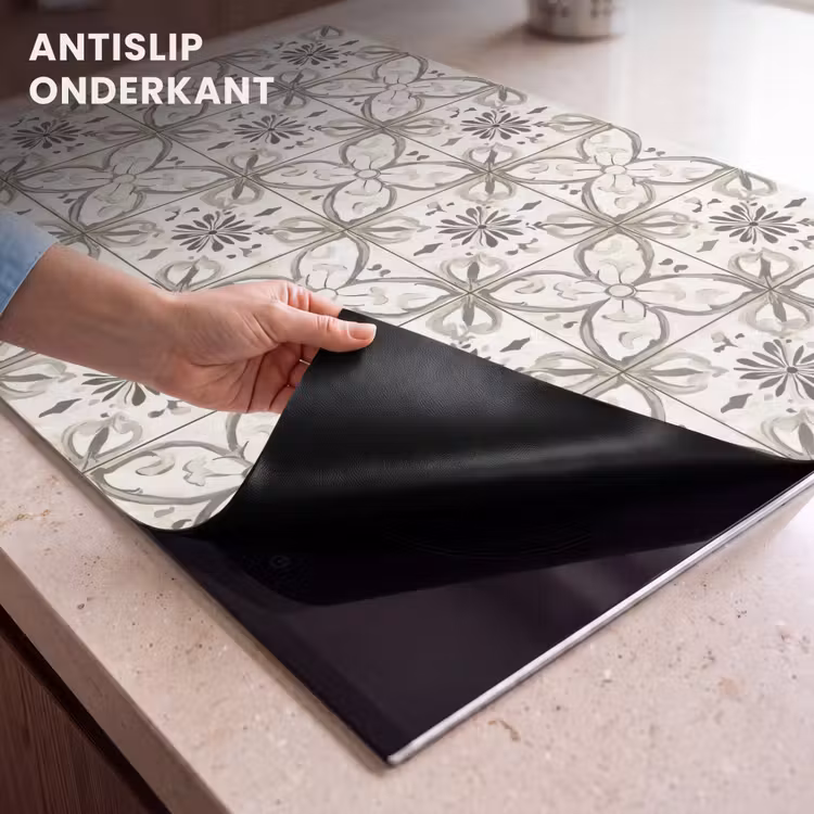 Inductie beschermer - Antiek - Tegel - Beige — 9
