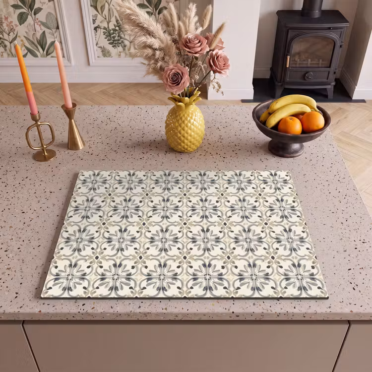 Inductie beschermer - Floraal - Patroon - Kleurrijk — 2