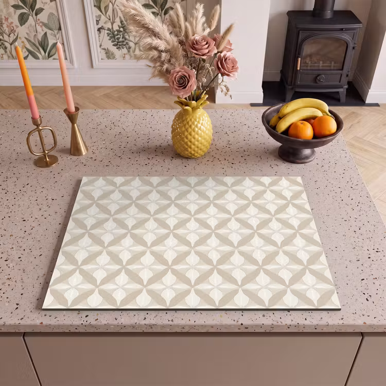 Inductie beschermer - Patroon - Klassiek - Beige — 2