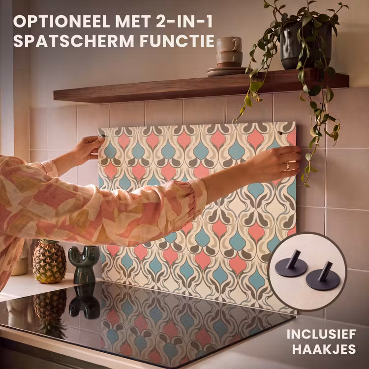 Inductie beschermer - Barok - Retro - Kleurrijk — 10