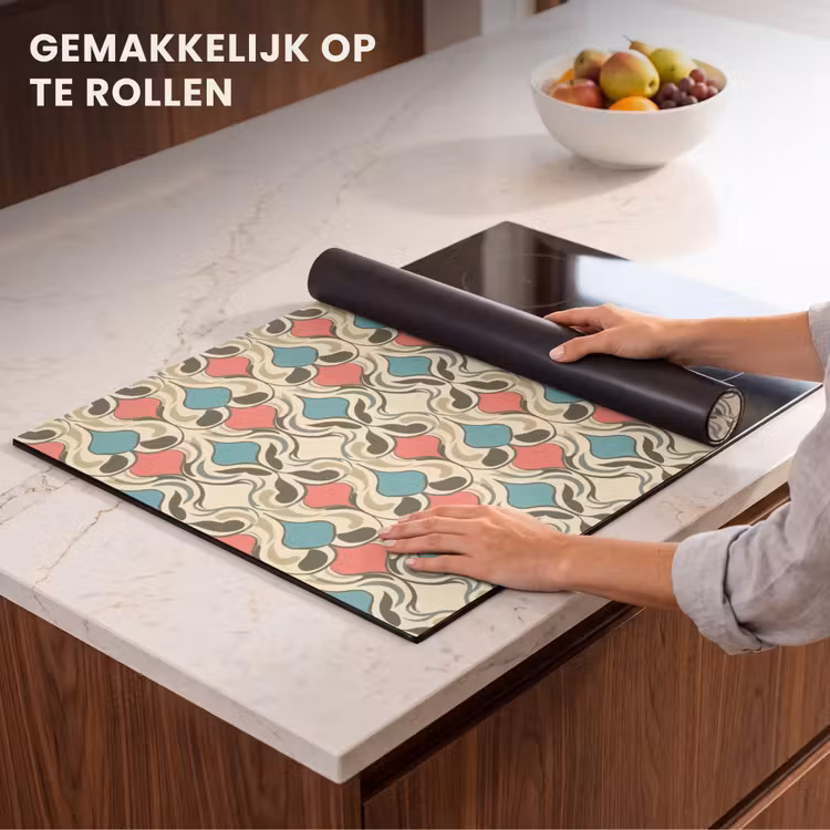 Inductie beschermer - Barok - Retro - Kleurrijk — 7